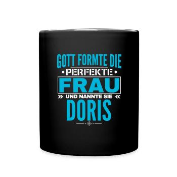 Conception du nom Doris - Mug uni - noir - Devant