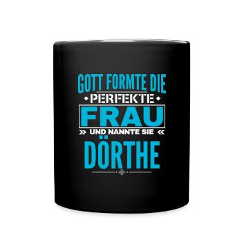 Dörthe Name Design - Full Colour Mug - black - Front