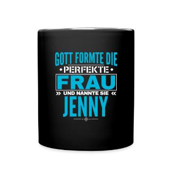 Conception du nom Jenny - Mug uni - noir - Devant