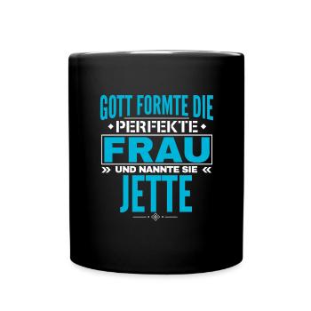 Jette Name Design - Full Colour Mug - black - Front