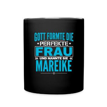 Conception du nom Mareike - Mug uni - noir - Devant