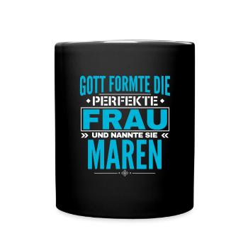 Maren Name Design - Full Colour Mug - black - Front