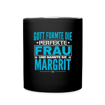 Margrit Name Design - Full Colour Mug - black - Front