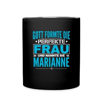 Marianne Nom Design - Mug uni - noir - Devant