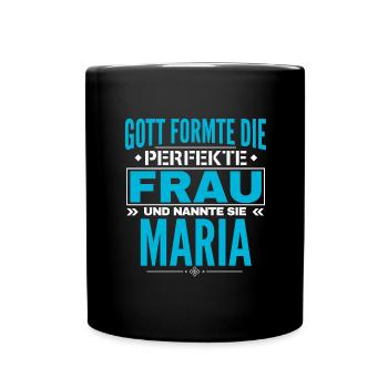 Maria Name Design - Full Colour Mug - black - Front