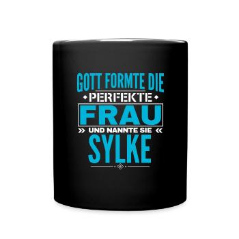Conception du nom Sylke - Mug uni - noir - Devant