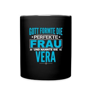 Vera Name Design - Full Colour Mug - black - Front