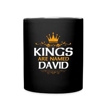 David - Tasse einfarbig - Schwarz - Vorne