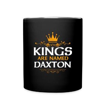 Daxton (en anglais seulement) - Mug uni - noir - Devant