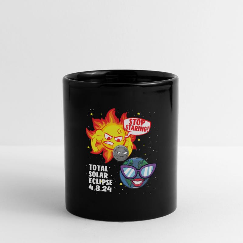Total Solar Eclipse Stop Starring 4.08.24 Eclipse Tasse einfarbig