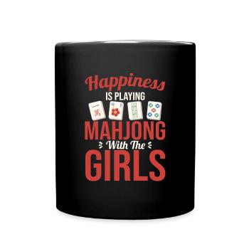 Cadeau pour les fans de Mahjong - Mug uni - noir - Devant