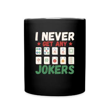 Cadeau pour les fans de Mahjong - Mug uni - noir - Devant