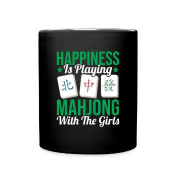Cadeau pour les fans de Mahjong - Mug uni - noir - Devant