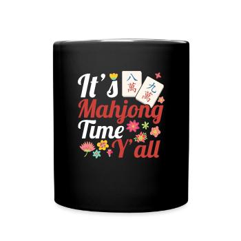 Cadeau pour les fans de Mahjong - Mug uni - noir - Devant