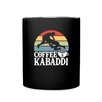 Gift for Kabaddi Lovers - Full Colour Mug - black - Front