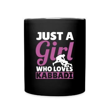 Gift for Kabaddi Lovers - Full Colour Mug - black - Front