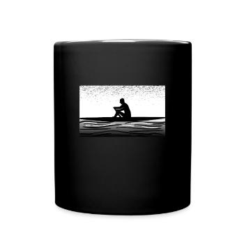 Rowing Art Rowing Boat Rowing Rowing - Full Colour Mug - black - Front