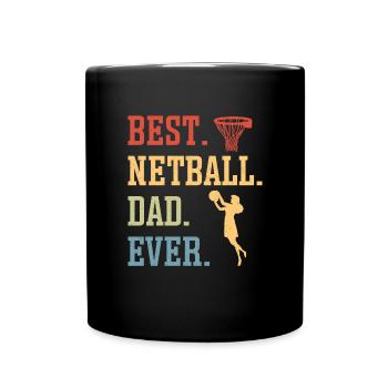 Love Netball Netball Player Gift - Full Colour Mug - black - Front