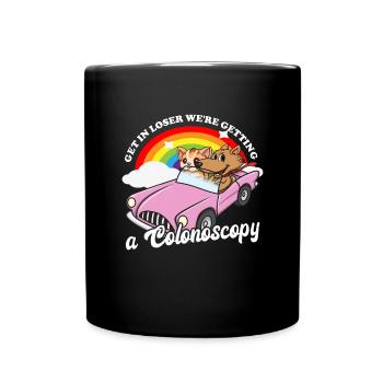 Holen Sie sich in Verlierer, wir bekommen eine Kol - Tasse einfarbig - Schwarz - Vorne