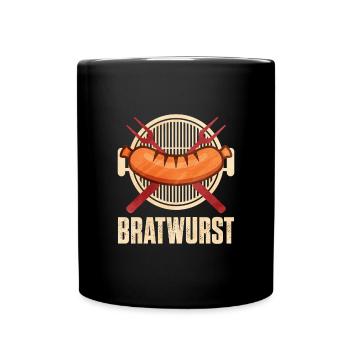 Bratwurst as a gift - Full Colour Mug - black - Front