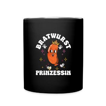 Bratwurst en cadeau - Mug uni - noir - Devant