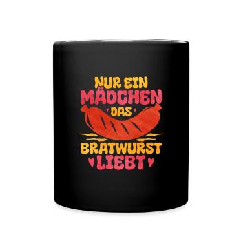 Bratwurst as a gift - Full Colour Mug - black - Front