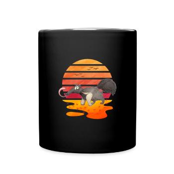 Dear Anteater Gift - Full Colour Mug - black - Front