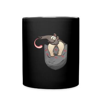 Dear Anteater Gift - Full Colour Mug - black - Front