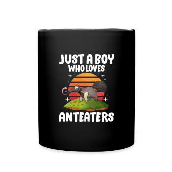 Dear Anteater Gift - Full Colour Mug - black - Front