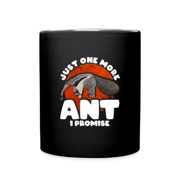 Dear Anteater Gift - Full Colour Mug - black - Front