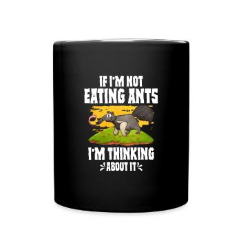 Dear Anteater Gift - Full Colour Mug - black - Front