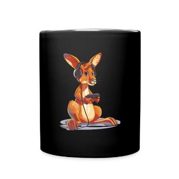 Kangaroo Video Game - Full Colour Mug - black - Front