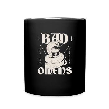 Bad Omens Schlange Grunge Goth Schlange schlechte - Tasse einfarbig - Schwarz - Vorne