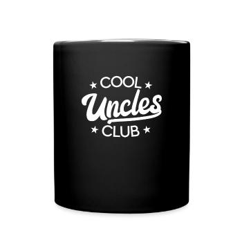 Cool Onkel Club bester Onkel Favoriten Onkel cool - Tasse einfarbig - Schwarz - Vorne