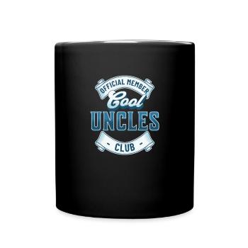 Cool Onkel Club Offizielles Mitglied Favoriten Onk - Tasse einfarbig - Schwarz - Vorne