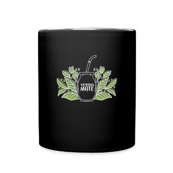 Buveur de thé Yerba Mate - Mug uni - noir - Devant