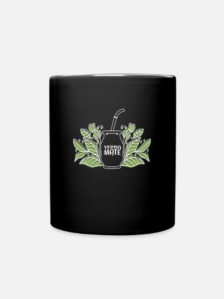 Yerba Mate Tee Trinker - Tasse einfarbig - Schwarz
