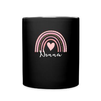 Nonna Frauen Muttertag Oma Boho Nonna - Tasse einfarbig - Schwarz - Vorne
