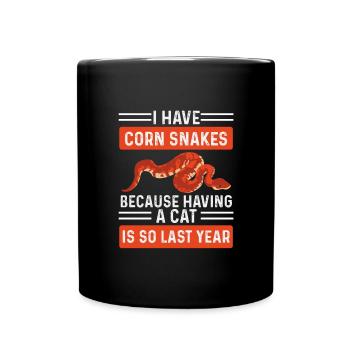 Corn Snake Lover Hide Terrarium Gear Serpents de maïs - Mug uni - noir - Devant