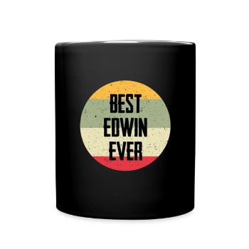 Best Edwin Ever - Tasse einfarbig - Schwarz - Vorne