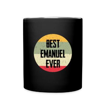 Le meilleur Emanuel de tous les temps - Mug uni - noir - Devant