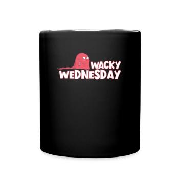 Verrückter Mittwoch. Monster-Mismatch. Verrückter - Tasse einfarbig - Schwarz - Vorne