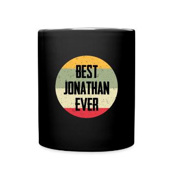 Best Jonathan Ever - Tasse einfarbig - Schwarz - Vorne