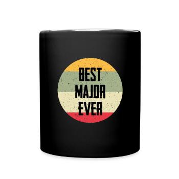 Best Major Ever - Full Colour Mug - black - Front