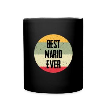 Best Mario Ever - Full Colour Mug - black - Front