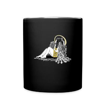 Angel Angel Wings - Full Colour Mug - black - Front