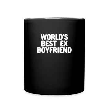 Der beste Ex-Freund der Welt - Tasse einfarbig - Schwarz - Vorne