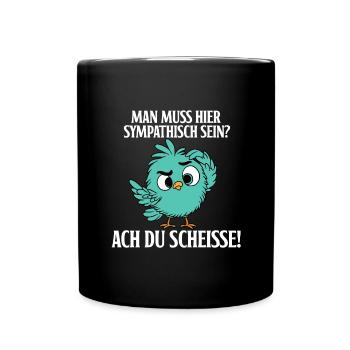 You have to be sympathetic here - Full Colour Mug - black - Front