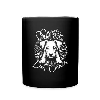 Meister des Chaos - Tasse einfarbig - Schwarz - Vorne