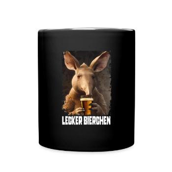 Délicieuse bière Aardvark - Mug uni - noir - Devant